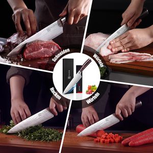 Produktbild für Kochmesser Paudin Universal Classic N1, mit Pakkaholzgriff