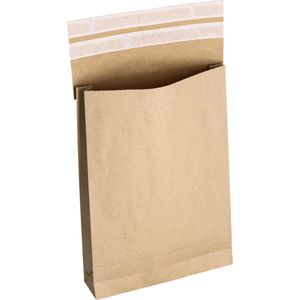 Produktbild für Faltentaschen flexiPAK Eco, B4, braun