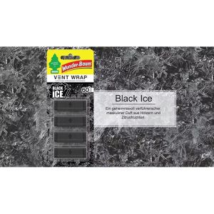 Produktbild für Autoduft Wunderbaum Vent Wrap, Black Ice, 4 Stück