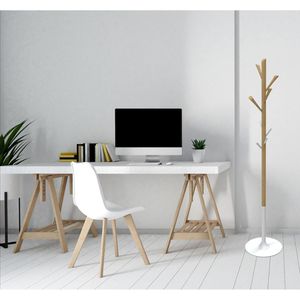 Produktbild für Garderobenständer Alba Tree, PMTREE BC, braun / weiß