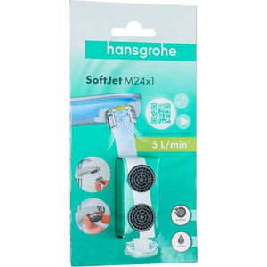 Produktbild für Strahlregler hansgrohe SoftJet M24 x 1, 13182000