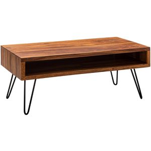 Produktbild für Couchtisch Wohnling WL5.969, aus Massivholz, sheesham