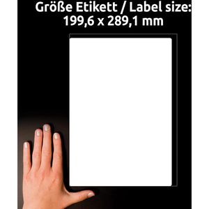 Produktbild für Versandetiketten Zweckform L7167-100, weiß