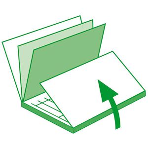 Produktbild für Bonbuch Sigel BO098, nummeriert, selbstdurchschreibend