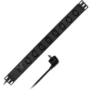 Steckdosenleiste LogiLink PDU8A01, PDU, 2m Kabel