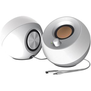 Produktbild für PC-Lautsprecher Creative Pebble, weiß, 4,4 Watt