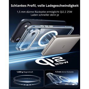 Produktbild für Handyhülle ESR Classic Hybrid HaloLock, MagSafe, transparent