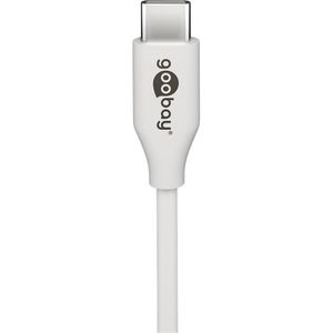 Produktbild für Ladekabel Goobay 39446, weiß, 1m