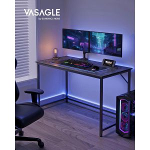 Produktbild für Schreibtisch Vasagle LWD039B56V1, schwarz / schwarz