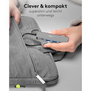 Produktbild für Dockingstation Goobay Slim 5-Port 78967