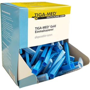 Nassrasierer TIGA-MED Gold Einmalrasierer