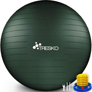 Produktbild für Gymnastikball Tresko Anti-Burst, mit Luftpumpe