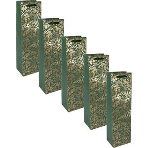 Produktbild für Geschenktüte Sigel GT130, Golden Ornaments on green