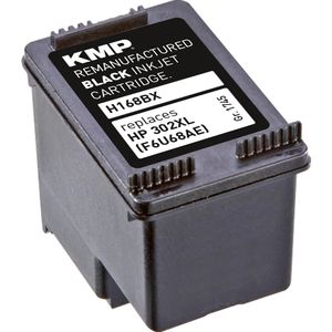 Produktbild für Tinte KMP H168BX für HP 302XL, F6U68AE