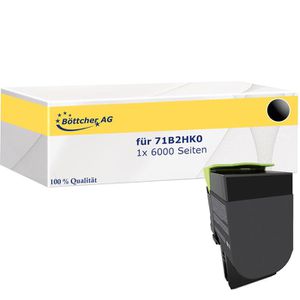 Produktbild für Toner Böttcher-AG für Lexmark 71B2HK0