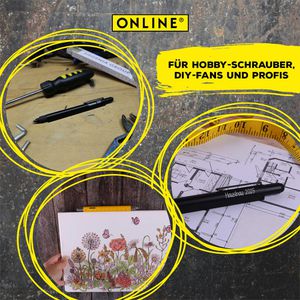 Produktbild für Multifunktionsstift Online Toolpen 6-in-1 gelb