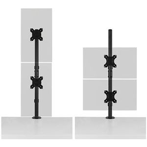 Produktbild für Monitorhalterung Kensington Vertikal Dual, VESA 75 &amp; 100 mm
