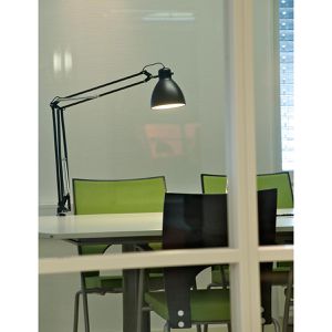 Produktbild für Schreibtischlampe Luxo L-1, schwarz, LED, dimmbar