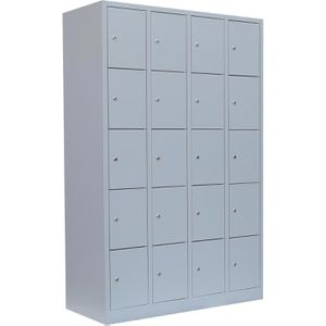 Schließfachschrank ClassiX X-520540, lichtgrau