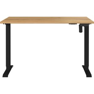 Produktbild für Schreibtisch Germania Profi 3.0, 8022-593, eiche / schwarz