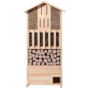 Produktbild für Insektenhotel dobar XXL, mit Standfüßen, aus Holz