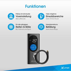 Produktbild für Luftpumpe XLayer 220179, mit Akku