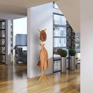 Produktbild für Garderobenständer Relaxdays 10022762, braun