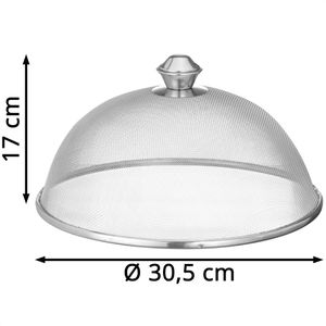 Produktbild für Fliegenhaube Hendi 639221, aus Edelstahl
