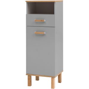 Produktbild für Badschrank Schildmeyer Padua 148829, mit 4 Füßen, platingrau