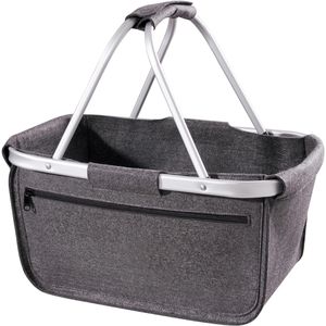Produktbild für Einkaufskorb Halfar 1808800, BASKET Filz, grau