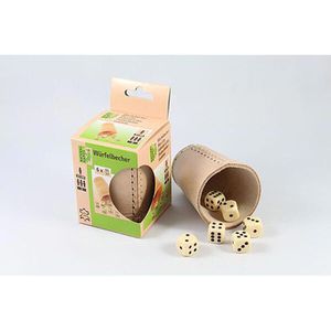 Produktbild für Würfelbecher Natural-Games 61907122, Echt Leder