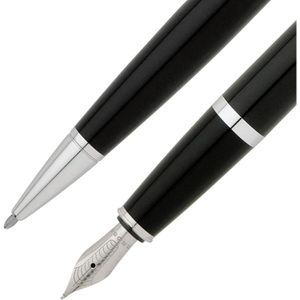Produktbild für Schreibset Cross Bailey Schwarz-Lack, 2-teilig