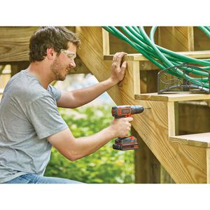 Produktbild für Akku-Bohrschrauber Black+Decker BDCDC18BAFC-QW