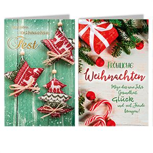 Produktbild für Weihnachtskarte Böttcher-AG 99sk5536, sortiert