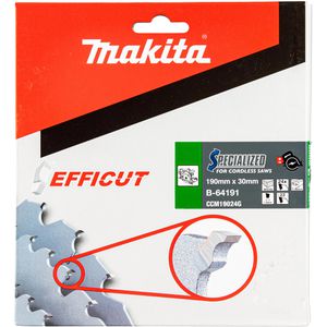 Produktbild für Kreissägeblatt Makita B-64191, EFFICUT