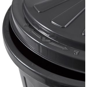 Produktbild für Mülleimer Keeeper Mini-Tonne, graphite