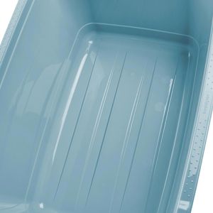 Produktbild für Wäschekorb Keeeper Aenna, blau, mit 2 Griffen