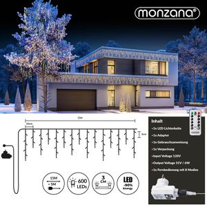 Produktbild für Lichterkette Monzana 107648, für Innen und Außen