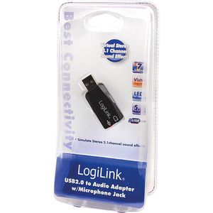 Produktbild für Soundkarte LogiLink USB Sound Adapter 5.1, UA0053