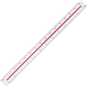 Produktbild für Dreikantmaßstab M+R 716300090 Kunststoff, 30cm