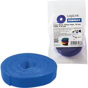 Produktbild für Klettband LogiLink KAB0053, blau