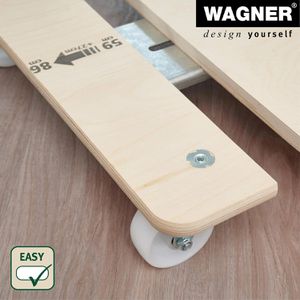 Produktbild für Möbelroller Wagner-System MM1332, Kunststoffrollen