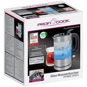 Produktbild für Wasserkocher Proficook PC-WKS 1228 G, transparent