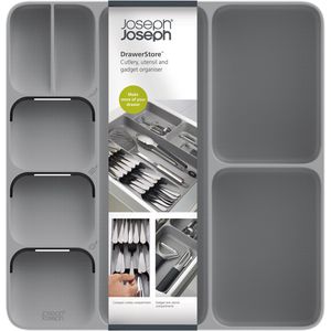 Produktbild für Besteckkasten JosephJoseph Drawer Store, grau, aus Kunststoff