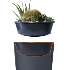 Produktbild für Regentonne 4rain Vaso 2in1 Komplett-Set, 220 Liter