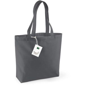 Einkaufstasche Westford-Mill W180 Organic Shopper, grey