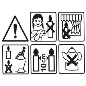 Produktbild für Teelichter Gala 030172006, Maxi, weiß