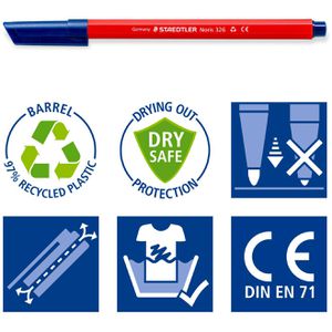 Produktbild für Filzstifte Staedtler Noris 326, WP20