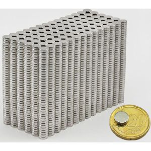 Produktbild für Magnete Böttcher-AG N38, silber, Neodym Magnet
