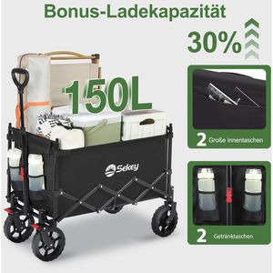 Produktbild für Bollerwagen Sekey XXL FW217, faltbar